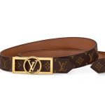 Dauphine 25mm Reversible Belt Brown Monogram - Women‘s Belt side view