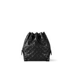 Louis Vuitton Noé Trunk PM Black Monogram - LV Icons back view