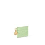 Louis Vuitton Charms Card Holder Green Monogram - Louis Vuitton Wallet or Card Holder side view