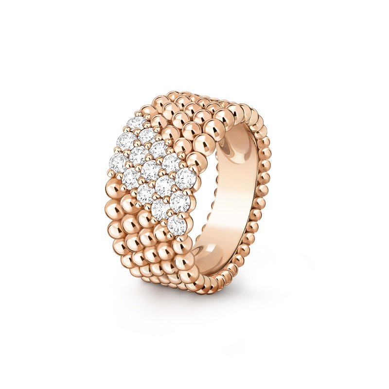 Perlee Diamonds Ring, 5 Rows VCARP7UU00 product photo 1
