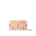 Louis Vuitton Zippy Wallet Gold Monogram - Louis Vuitton Wallet or Card Holder side view