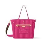Louis Vuitton Neverfull Bandouliere Inside Out MM Red Monogram - Monogram Signature front view
