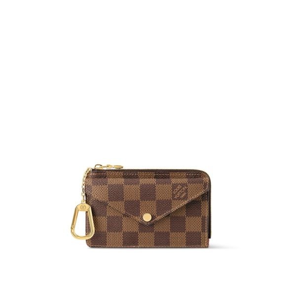 Louis Vuitton Card Holder Recto Verso Red Canvas - Louis Vuitton Wallet or Card Holder front view