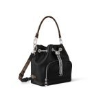 Louis Vuitton No Way Vibe Black - Monogram Signature back view