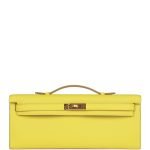 Hermes Kelly Cut Lime Swift Gold Hardware 47665 product photo 1