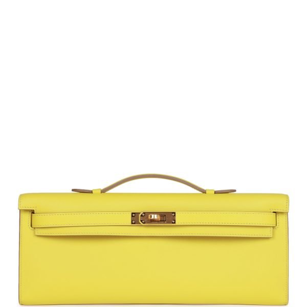 Hermes Kelly Cut Lime Swift Gold Hardware 47665 product photo 1