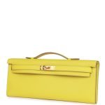Hermes Kelly Cut Lime Swift Gold Hardware 47665 product photo 3