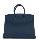 Hermes Birkin 35 Bleu De Prusse Togo Gold Hardware 106790 product photo 4