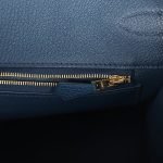 Hermes Birkin 35 Bleu De Prusse Togo Gold Hardware 106790 product photo 7