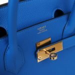 Hermes Birkin 30 Bleu Hydra Togo Gold Hardware 106223 product photo 6
