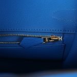 Hermes Birkin 30 Bleu Hydra Togo Gold Hardware 106223 product photo 8