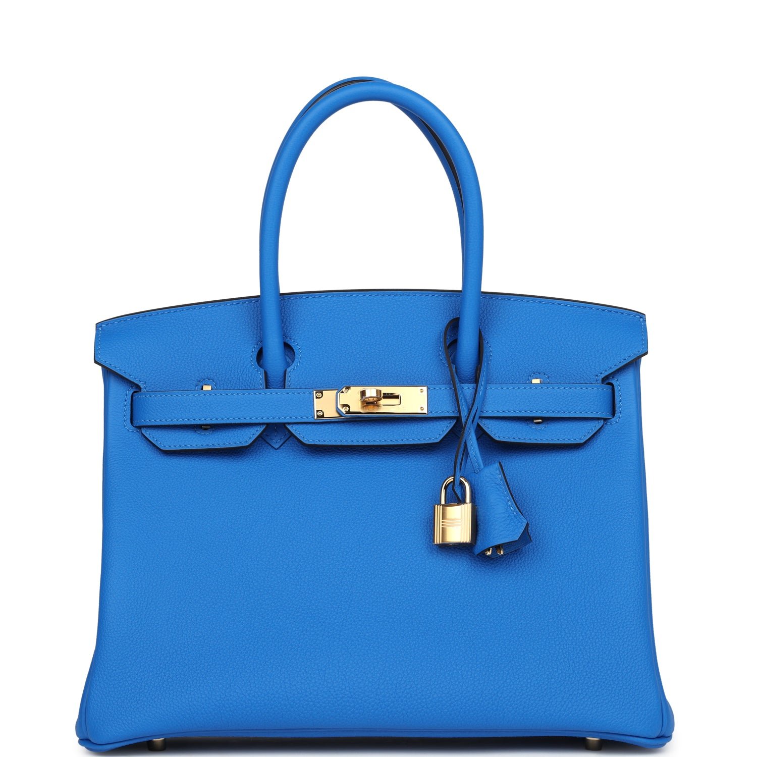 Hermes Birkin 30 Bleu Hydra Togo Gold Hardware 106223 product photo 1