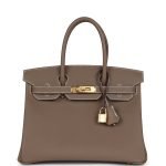Hermes Birkin 30 Etoupe Epsom Gold Hardware 106648 product photo 1
