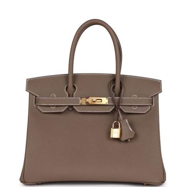 Hermes Birkin 30 Etoupe Epsom Gold Hardware 106648 product photo 1