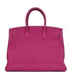 Hermes Birkin 35 Rose Pourpre Togo Palladium Hardware 106728 product photo 4