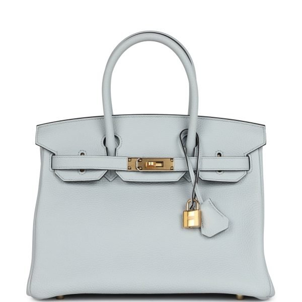 Hermes Birkin 30 Bleu Pale Togo Gold Hardware 106163 product photo 1