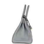 Hermes Birkin 35 Bleu Glacier Togo Gold Hardware 99192 product photo 3