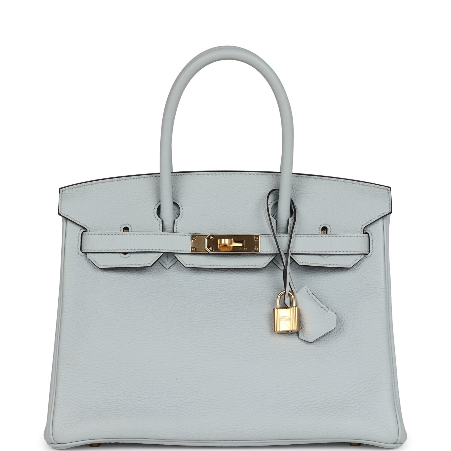 Hermes Birkin 30 Bleu Pale Clemence Gold Hardware 106181 product photo 1