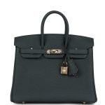 Hermes Birkin 25 Vert Mangrove Togo Permabrass Hardware 151781 product photo 1
