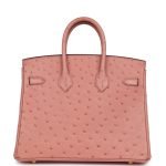 Hermes Birkin 25 Terre Cuite Ostrich Gold Hardware 151761 product photo 4