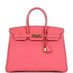 Hermes Birkin 35 Rose Lipstick Togo Gold Hardware 151811 product photo 1