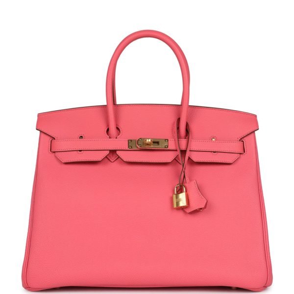 Hermes Birkin 35 Rose Lipstick Togo Gold Hardware 151811 product photo 1
