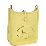 Hermes Evelyne Tpm Limoncello Clemence Palladium Hardware 75273 product photo 2