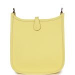 Hermes Evelyne Tpm Limoncello Clemence Palladium Hardware 75273 product photo 5
