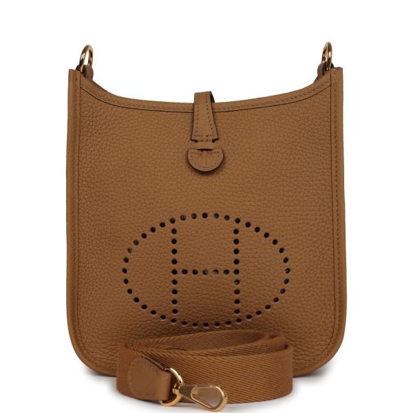 Hermes Evelyne TPM Biscuit Clemence Gold Hardware