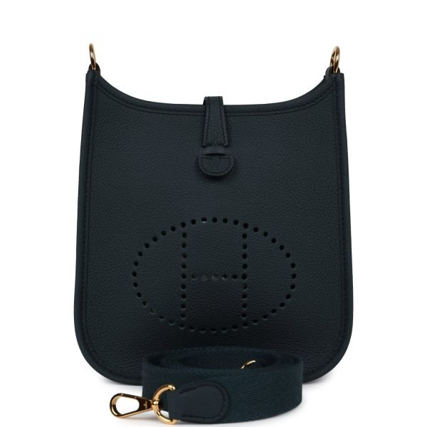 Hermes Evelyne Tpm Vert Cypress Clemence Gold Hardware 75473 product photo 1