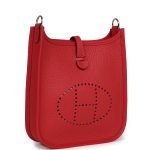 Hermes Evelyne Tpm Vermillion Clemence Palladium Hardware 75392 product photo 2