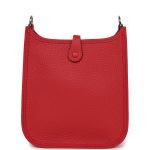 Hermes Evelyne Tpm Vermillion Clemence Palladium Hardware 75392 product photo 5
