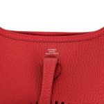 Hermes Evelyne Tpm Vermillion Clemence Palladium Hardware 75392 product photo 7