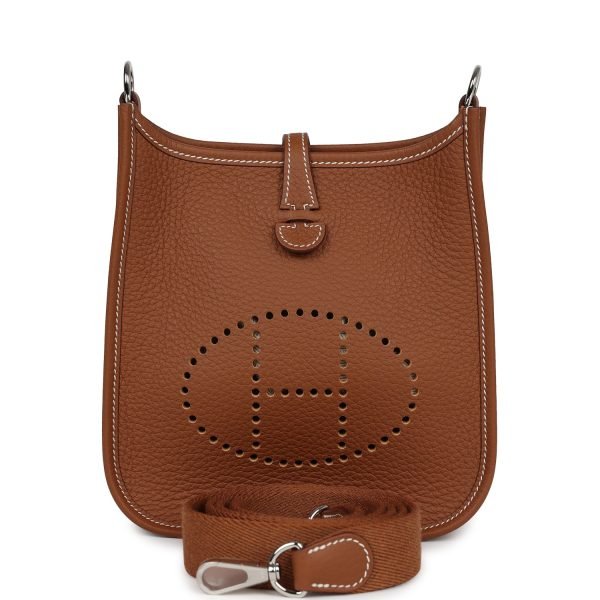 Hermes Evelyne Tpm Gold Clemence Palladium Hardware 75479 product photo 1