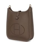 Hermes Evelyne Tpm Etoupe Clemence Gold Hardware 75556 product photo 3