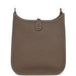 Hermes Evelyne Tpm Etoupe Clemence Gold Hardware 75556 product photo 5