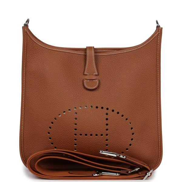 Hermes Evelyne Iii PM Gold Clemence Palladium Hardware 75481 product photo 1