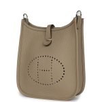 Hermes Evelyne Tpm Beige Marfa Clemence Palladium Hardware 75519 product photo 3