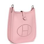 Hermes Evelyne Tpm Rose Sakura Clemence Palladium Hardware 75277 product photo 2