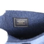 Hermes Evelyne Tpm Bleu Nuit Feutre And Caban Swift Gold Hardware 75399 product photo 8