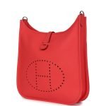 Hermes Evelyne Iii PM Rose Texas Clemence Palladium Hardware 75329 product photo 3