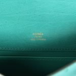 Hermes Kelly Pochette Vert Verone Ostrich Gold Hardware 71354 product photo 7