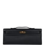 Hermes Kelly Cut Black Swift Gold Hardware 72706 product photo 1