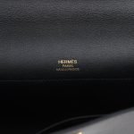 Hermes Kelly Cut Black Swift Gold Hardware 72706 product photo 7