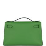 Hermes Kelly Pochette Vert Yucca Swift Gold Hardware 71394 product photo 5