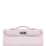 Hermes Kelly Cut Mauve Pale Swift Palladium Hardware 69894 product photo 1