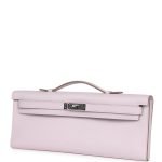 Hermes Kelly Cut Mauve Pale Swift Palladium Hardware 69894 product photo 3