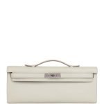 Hermes Kelly Cut Gris Perle Swift Palladium Hardware 72238 product photo 1