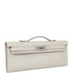 Hermes Kelly Cut Gris Perle Swift Palladium Hardware 72238 product photo 2