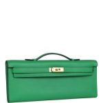 Hermes Kelly Cut Bambou Swift Gold Hardware 71356 product photo 2